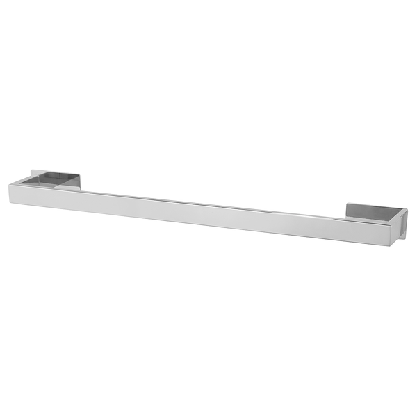 Badetuchstange Genova - Edelstahl - Silber - Breite: 61 cm