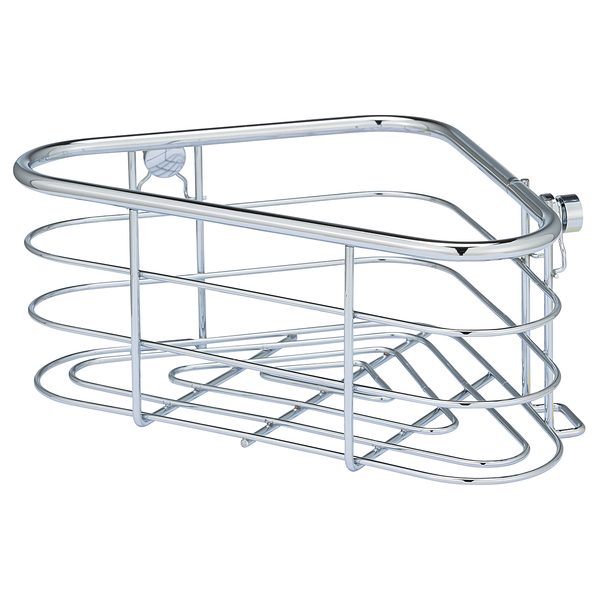 Eckablage Trestina - Edelstahl - Silber