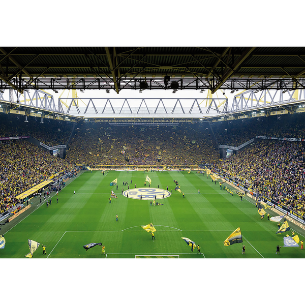Fototapete Dortmund Stadion - Papier - Mehrfarbig