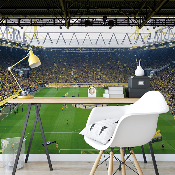 Fototapete Dortmund Stadion - Papier - Mehrfarbig