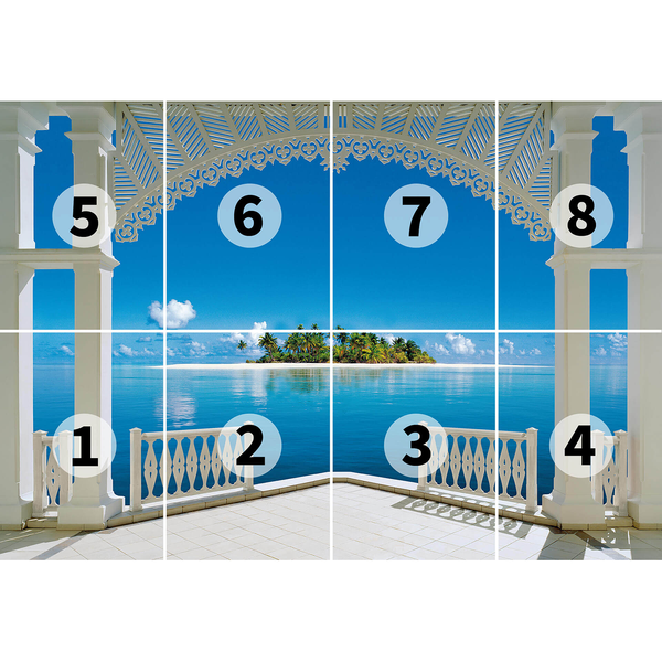 Fototapete A Perfect Day - Papier - Mehrfarbig