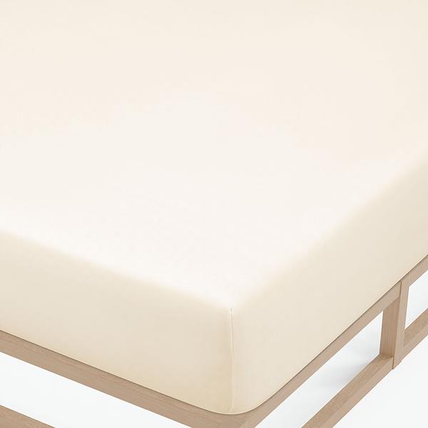 Spannbetttuch Sleep & Protect 0077145 - Baumwolle / Polyester - Creme