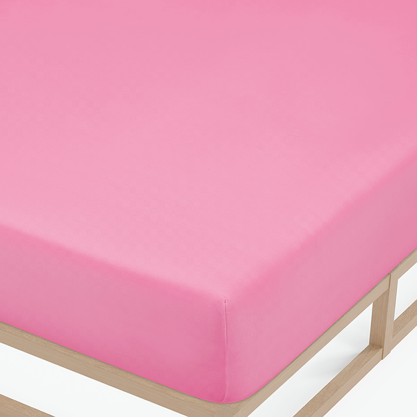 Feinjersey Spannbettuch 0077144 - Baumwolle Jersey - Pink - 90-100 x 200 cm