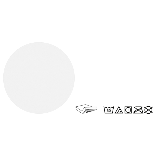 Jersey-Elastic-Spannbetttuch 0077866 - Baumwolle / Elasthan - Weiß - 140-160 x 200-220 cm