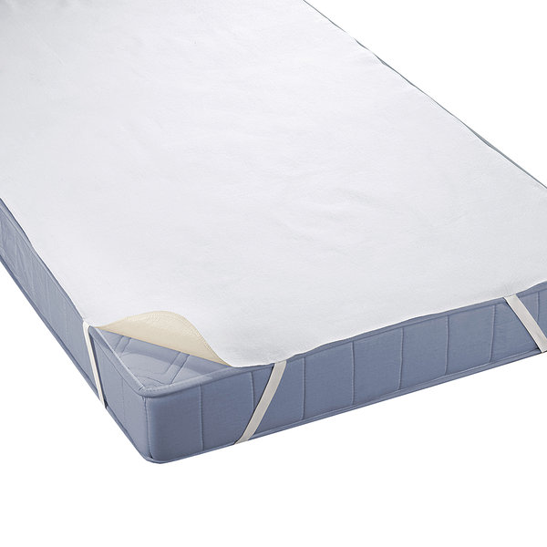 Molton-Matratzenauflage 0809720 - Baumwolle / PE/PP Folie - Weiß - 180 x 200 cm