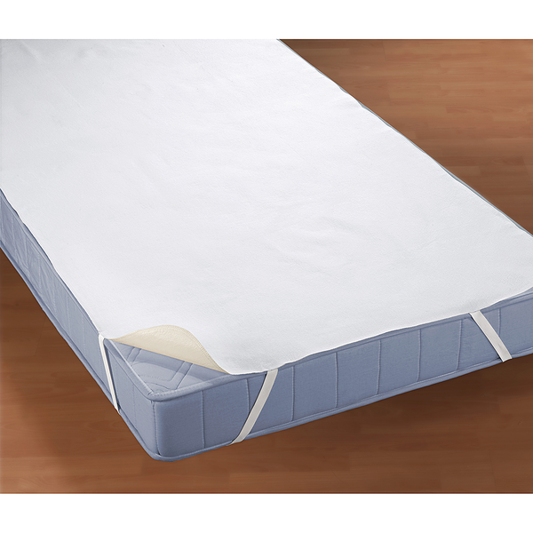 Molton-Matratzenauflage 0809720 - Baumwolle / PE/PP Folie - Weiß - 180 x 200 cm