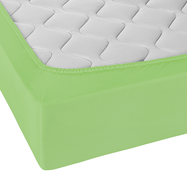 Jersey Spannbettuch 0077155 - Baumwolle Jersey - Hellgrün