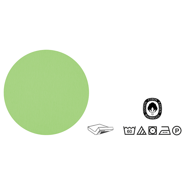 Jersey Spannbettuch 0077155 - Baumwolle Jersey - Hellgrün