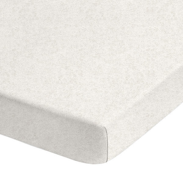 Spannbetttuch 0841380 - Baumwolle Flanell - Lichtgrau - 140-160 x 200 cm