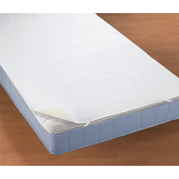 Molton-Topper-Matratzenauflage 0808316 - Baumwolle / PE/PP Folie - Weiß - 90 x 160 cm