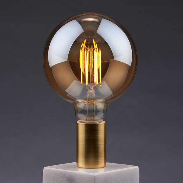 LED-Glühbirne BRIGHT LIGHT - Farbglas - 1-flammig
