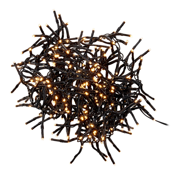 Lichterkette BRIGHT LIGHTS 576 - Polyester PVC - 576-flammig - Schwarz
