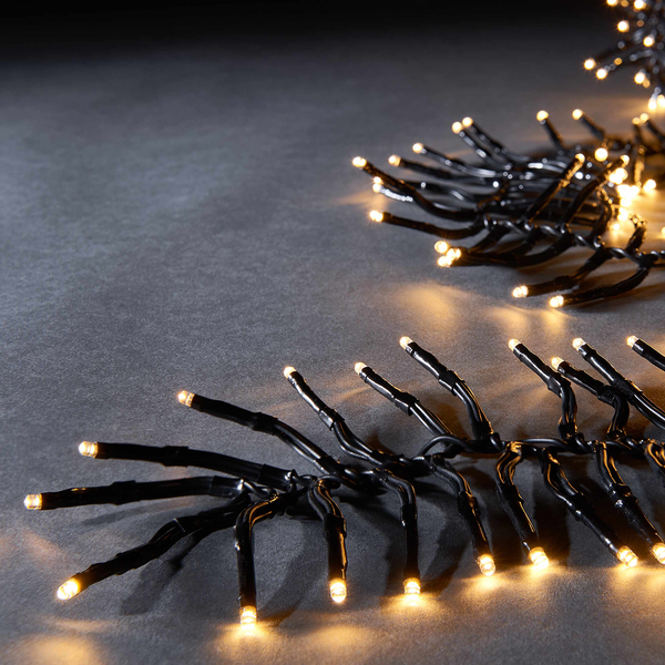 Lichterkette BRIGHT LIGHTS 576 - Polyester PVC - 576-flammig - Schwarz