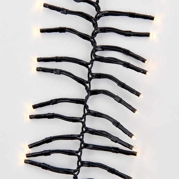 Lichterkette BRIGHT LIGHTS 576 - Polyester PVC - 576-flammig - Schwarz