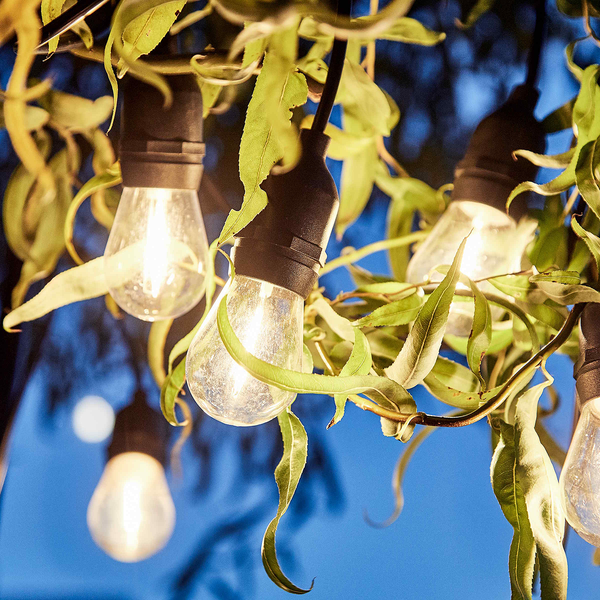 Outdoor-Lichterkette BULB LIGHTS - Polyester PVC - 10-flammig