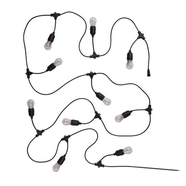 Outdoor-Lichterkette BULB LIGHTS - Polyester PVC - 10-flammig