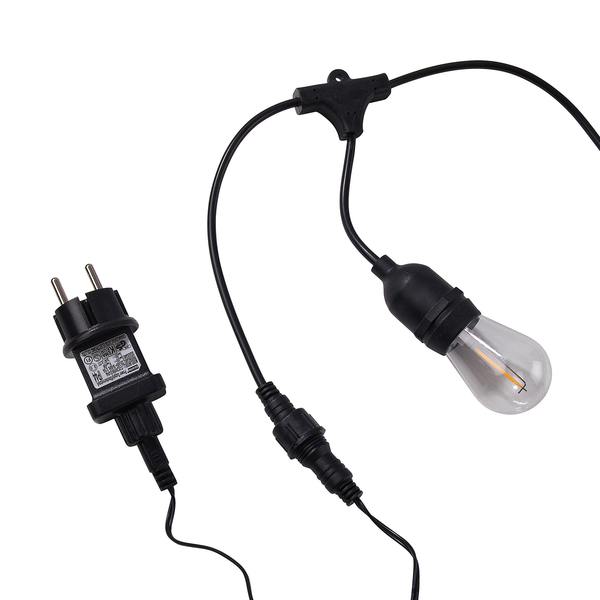 Outdoor-Lichterkette BULB LIGHTS - Polyester PVC - 10-flammig