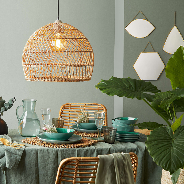 Lampenschirm CORBELLE - Rattan