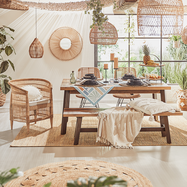 Lampenschirm CORBELLE - Rattan