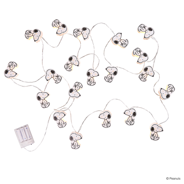 LED-Lichterkette PEANUTS - Polyester PVC - 20-flammig