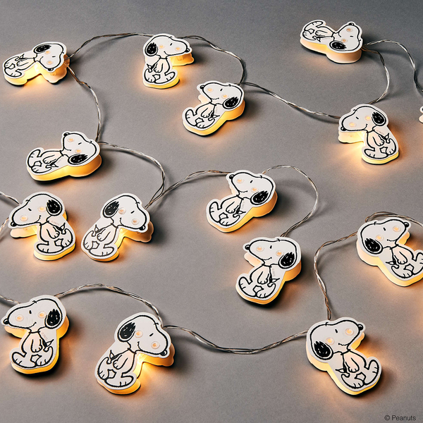 LED-Lichterkette PEANUTS - Polyester PVC - 20-flammig