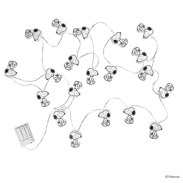 LED-Lichterkette PEANUTS - Polyester PVC - 20-flammig