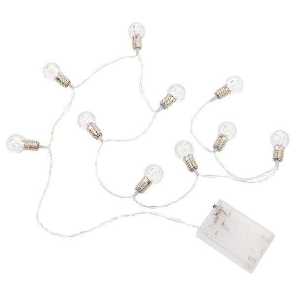 LED-Lichterkette MINI BULBS - Polyester PVC - 10-flammig