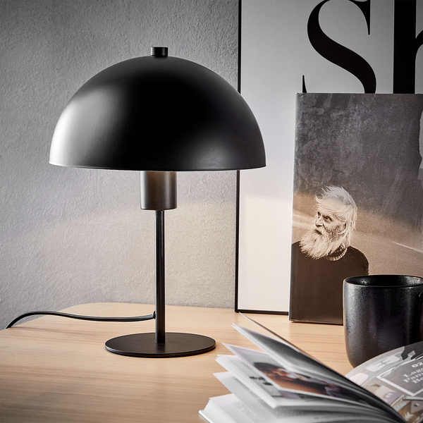 Tischlampe TOPEE - Eisen - 1-flammig - Schwarz
