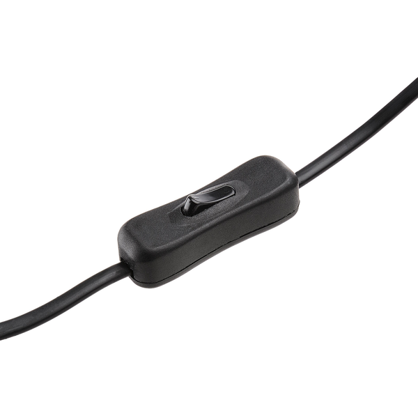 Tischlampe TOPEE - Eisen - 1-flammig - Schwarz