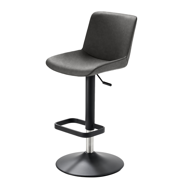 Barstuhl myDIVO II - Stahl / Webstoff - Anthrazit / Schwarzgrau