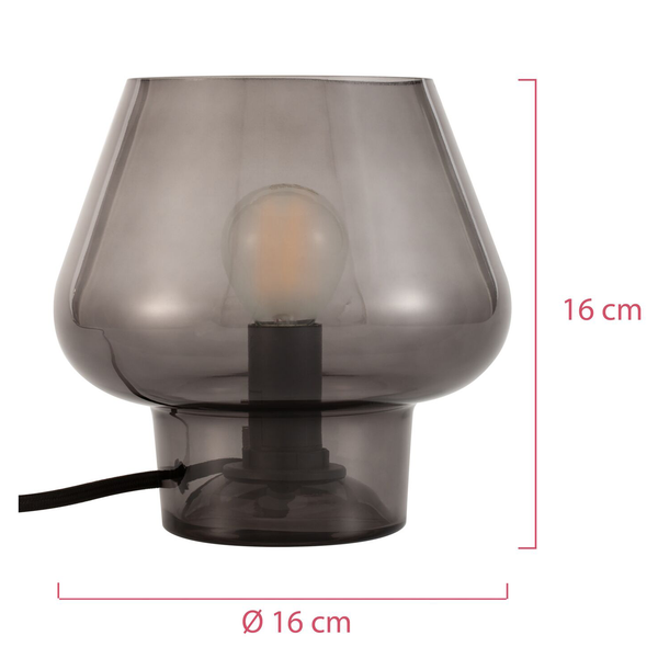 Tischleuchte Crystal Gleam - Klarglas - 1-flammig