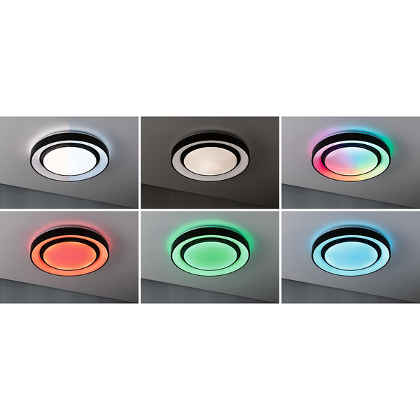 LED-Deckenleuchte Rainbow - Polycarbonat / Aluminium - 1-flammig