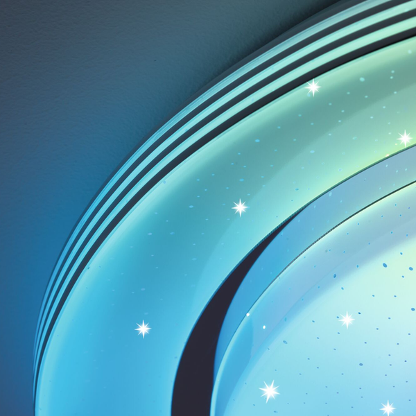 LED-Deckenleuchte Rainbow - Polycarbonat / Aluminium - 1-flammig