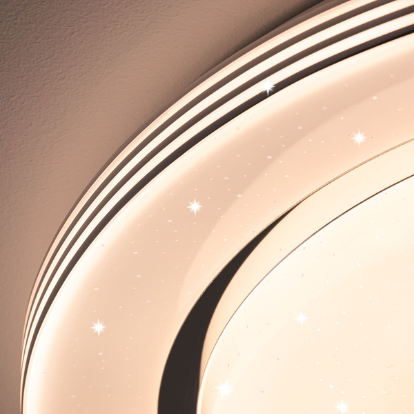 LED-Deckenleuchte Rainbow - Polycarbonat / Aluminium - 1-flammig