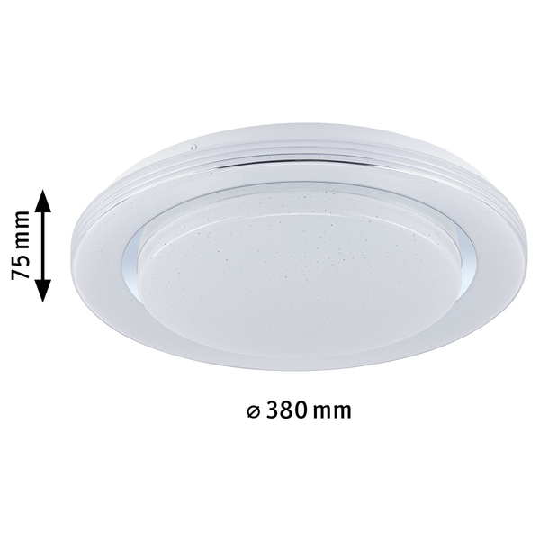 LED-Deckenleuchte Rainbow - Polycarbonat / Aluminium - 1-flammig