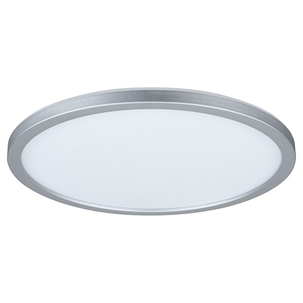 LED-Deckenleuchte Atria Shine Rund - Polycarbonat - 1-flammig - Chrom - Durchmesser: 29 cm - Warmweiß