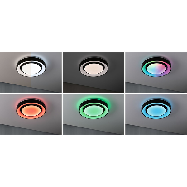 LED-Deckenleuchte Rainbow - Polycarbonat / Aluminium - 1-flammig
