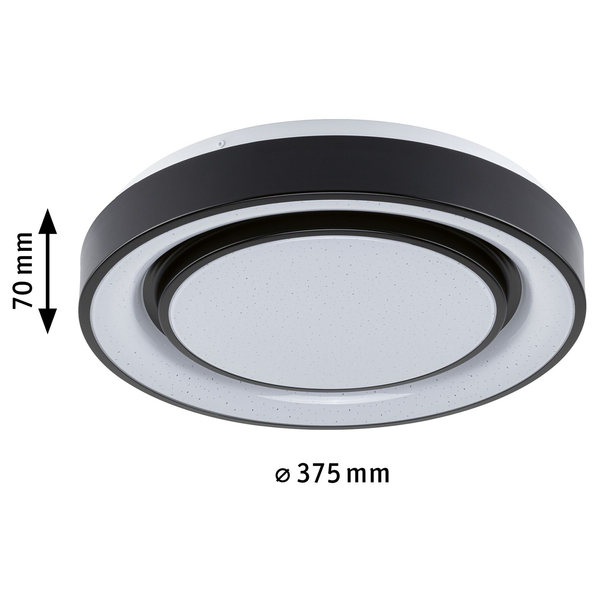 LED-Deckenleuchte Rainbow - Polycarbonat / Aluminium - 1-flammig