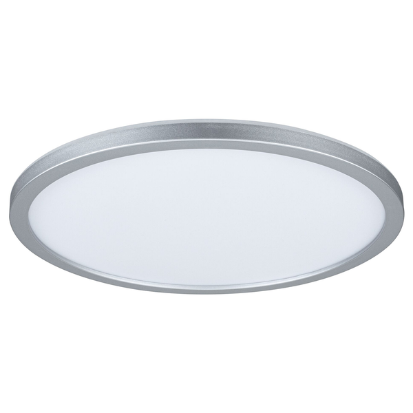 LED-Deckenleuchte Atria Shine Rund - Polycarbonat - 1-flammig - Chrom - Durchmesser: 29 cm - Universalweiß