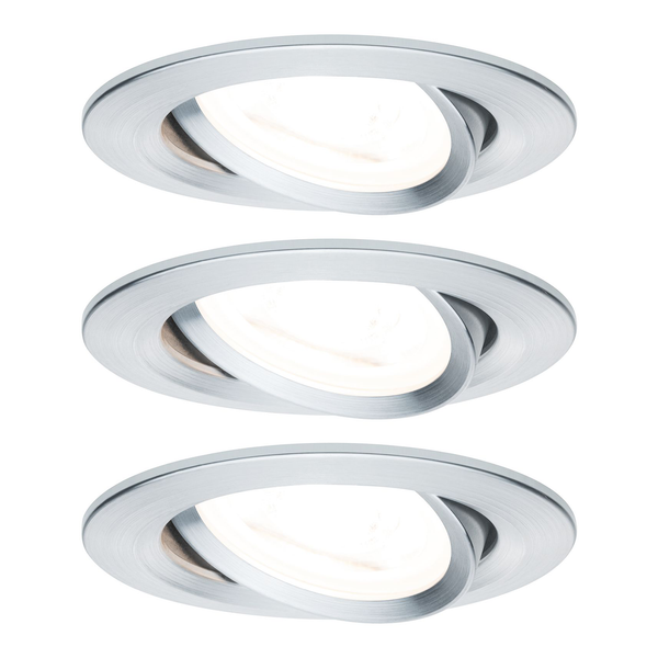 LED-Einbauleuchte Nova I - Aluminium - 1-flammig
