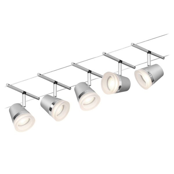 LED-Deckenleuchte Cone I - Aluminium - 5-flammig