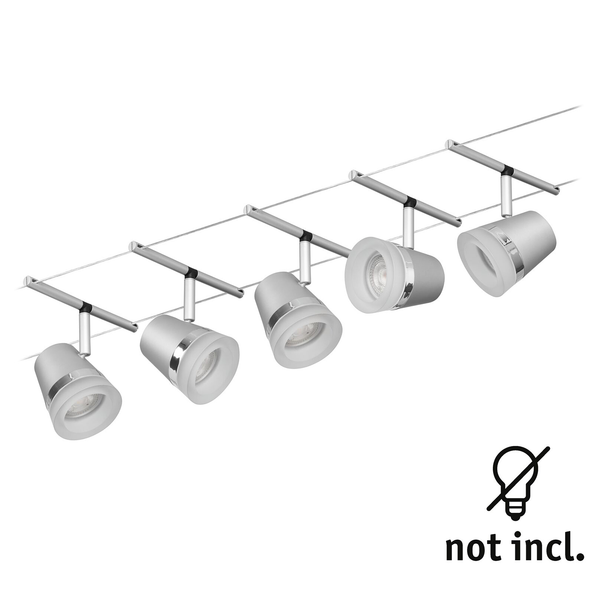 LED-Deckenleuchte Cone I - Aluminium - 5-flammig