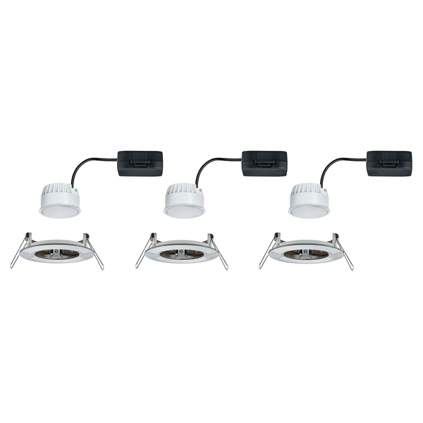 LED-Einbauleuchte Nova Coin III - Aluminium - 1-flammig