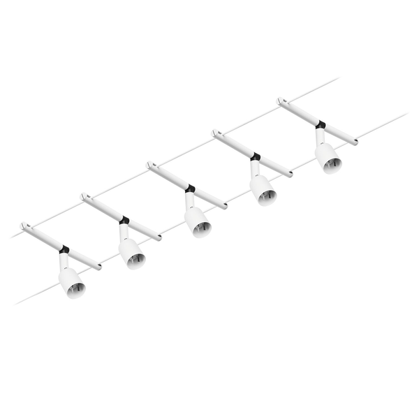 LED-Deckenleuchte Salt II - Aluminium / Polycarbonat - 5-flammig