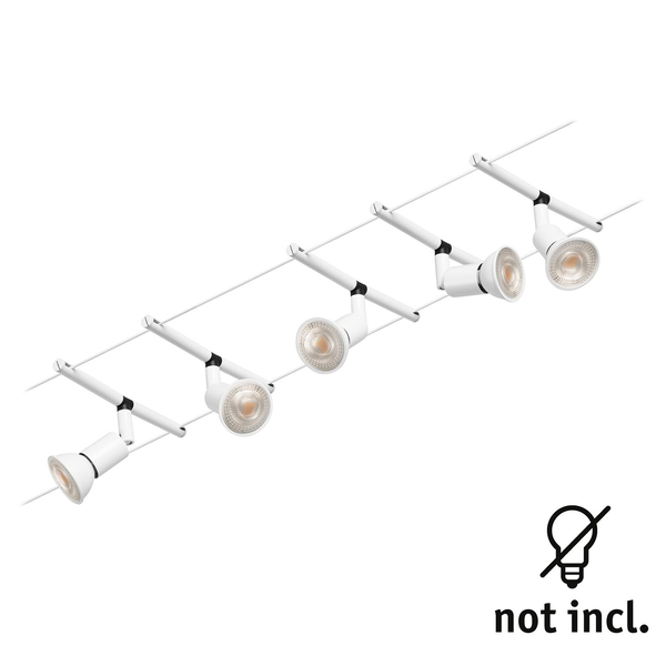 LED-Deckenleuchte Salt II - Aluminium / Polycarbonat - 5-flammig