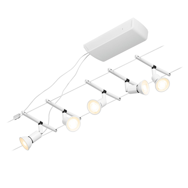 LED-Deckenleuchte Salt II - Aluminium / Polycarbonat - 5-flammig