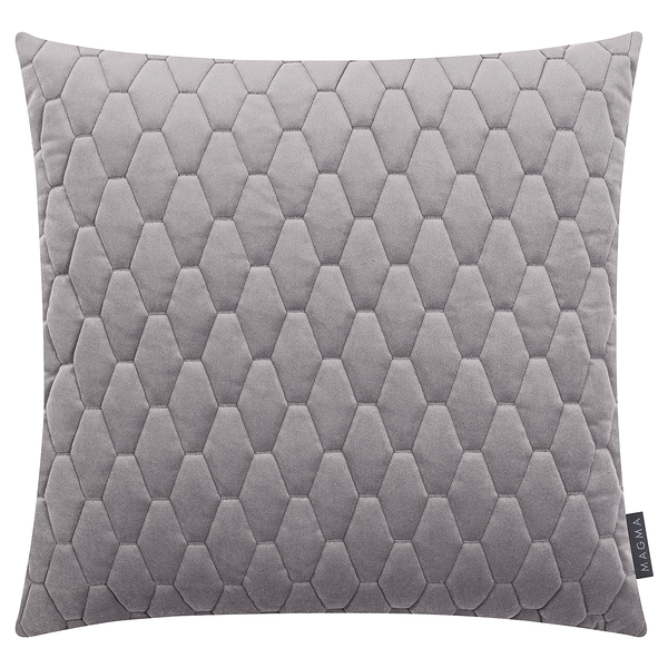 Kissenbezug Magali - Samt - Grau