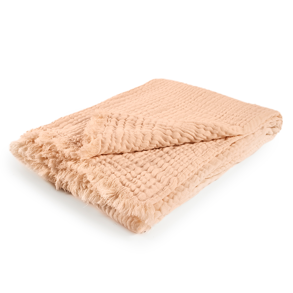 Plaid Tanea - Baumwolle - Apricot
