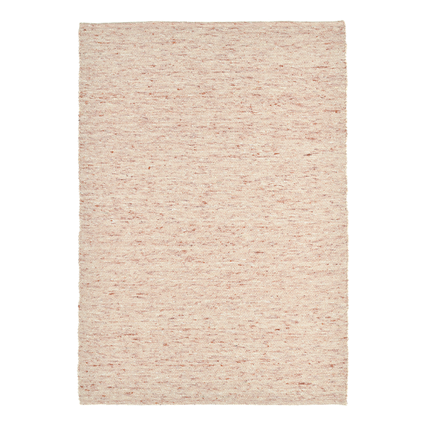 Wollteppich Hörnum - Schurwolle - Beige - 40 x 60 cm