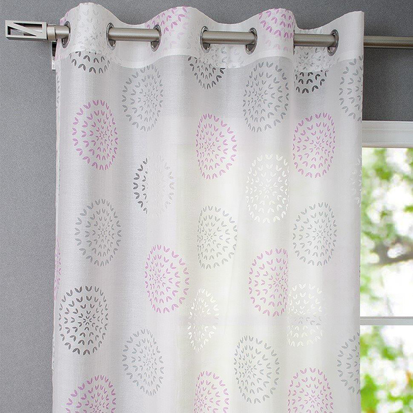 Ösenschal Bella - Baumwolle / Polyester - Rosa - 135 x 225 cm